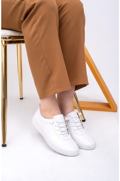 THE FRİDA SHOES Frd5001-f1 Hakiki Suni Deri Günlük Lastik Bağçıklı Katlanabil...
