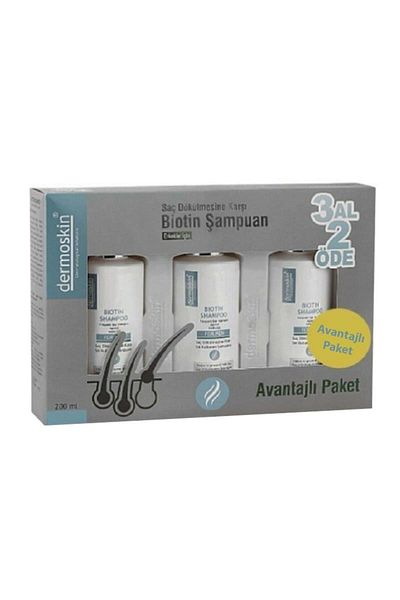 Dermoskin Men's Biotin Shampoo 200ml - Buy 3 Pay 2