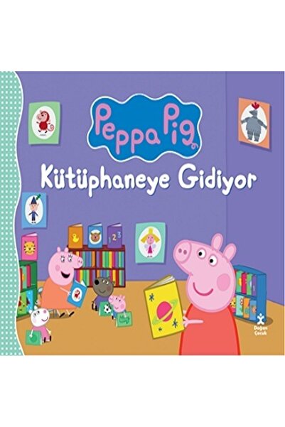 Doğan Çocuk Peppa Pıg Kütüphaneye Gidiyor / Kolektif / Doğan Çocuk / 9786254162817