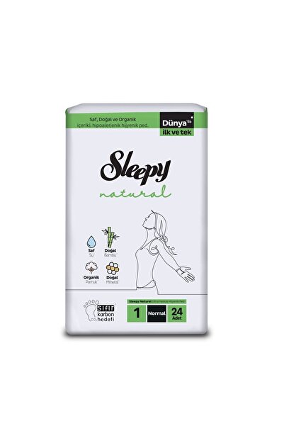 Sleepy Natural Ultra Hassas Hijyenik Ped 24'lü Normal X 6 Paket