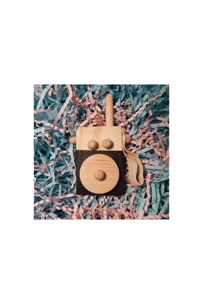 aswood لعبة أطفال خشبية مصنوعة يدويًا، خالية من الأسلاك، خيال الأطفال، آمنة ل...