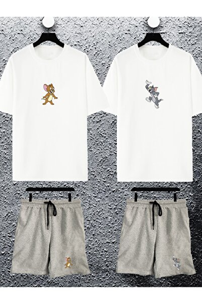 macklin Unisex Women Men Cute Tom and Jerry Printed Lover Couple Combination ...