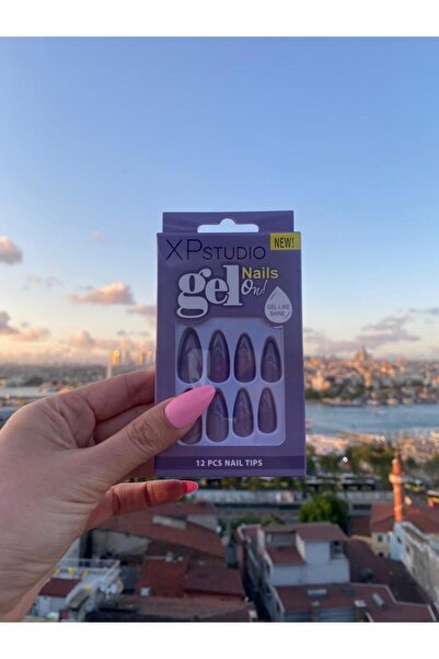 sema aksesuar XP Studio Gel Nails 12'li Takma Tırnak + Tırnak Yapıştırıcısı