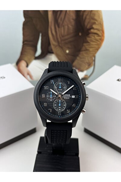 Lorus Sports Men's Wristwatch with Silicone Cord 10 ATM Waterproof