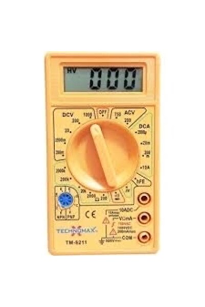 Genel Markalar Dijital Ölçüm Ölçü Aleti Multimetre Ampermetre Test Cihazı Tm9211