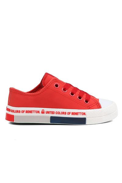 Benetton 2025 red shoes