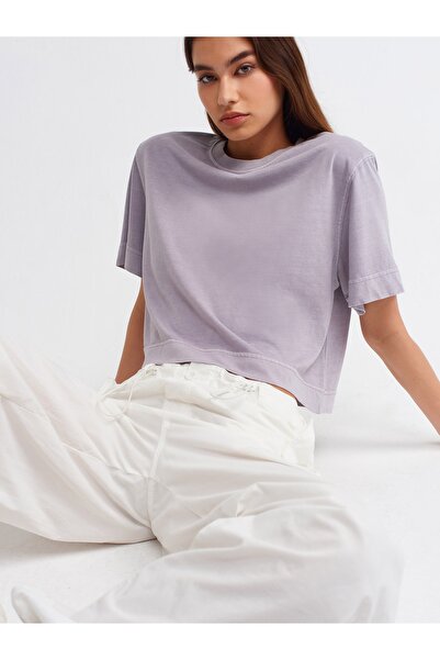 Dilvin 30320 Πλένεται μπλουζάκι-Γκρι