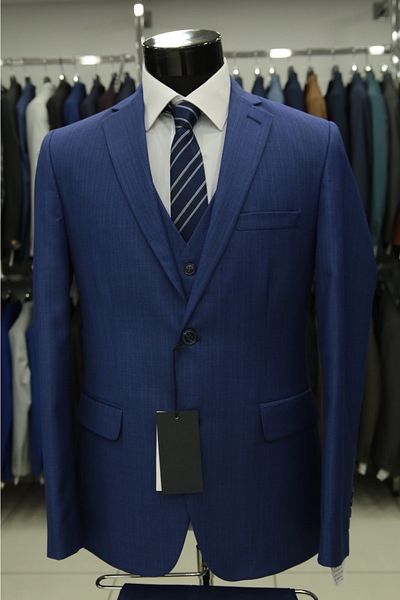 MASSARO Flafil Men's Suit with Slimfit Vest