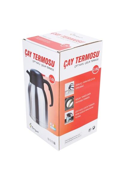 Penguen ORJİNAL 1200 (A) Çift Kat Çelik Termos 2 LT