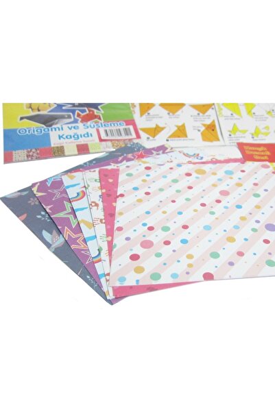 Genel Markalar Origami Seti Karışık Desenli Kağıt Origami Yapım Seti No:2
