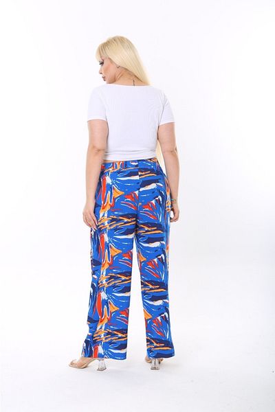 PALSİS WOMEN'S LARGE SIZE VISKOSE BALL TROUSERS