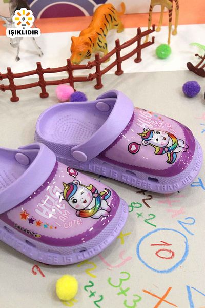 solariz Daily Orthopedic Lighted Non-Slip Sole Beach-Sea Children's Sandals Slippers