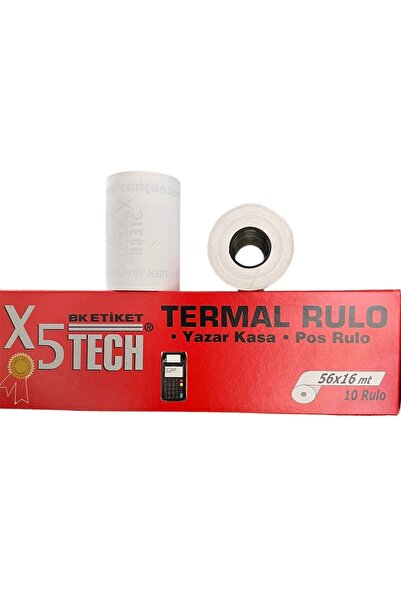 BK 56x16 YAZARKASA POST RULOSU KUTULU