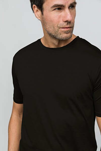 Od Sportswear Erkek All-Season Merino T-shirt 135 gr Siyah