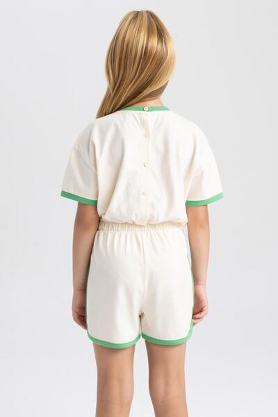 DeFacto Kombinezon dziewczęcy z czesanej bawełny A2036a823sm