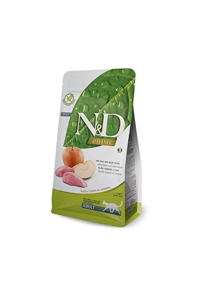 N&D Nd Prime Adult Kedi 5kg Tahılsız Yaban Domuzu Ve Elmalı Adult Yetişkin Ke...
