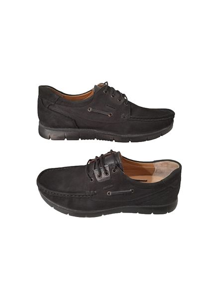 Golden Γνήσιο δέρμα Μαύρο-Δαντέλα Casual Stylish Ανδρικά Παπούτσια