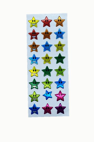 Limmy 16x7 cm Smiling Star - Ανάγλυφο Planner Αυτοκόλλητο Σημειωματάριο (cb350)