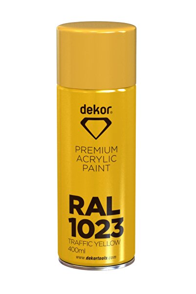 Genel Markalar HASSAN DEKOR SPREY BOYA KROM SARISI RAL1023 400ML
