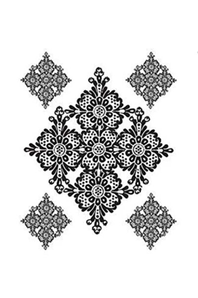 Cadence نقل دانتيل أسود مقاس 25 × 35 سم - Dtsiyah030