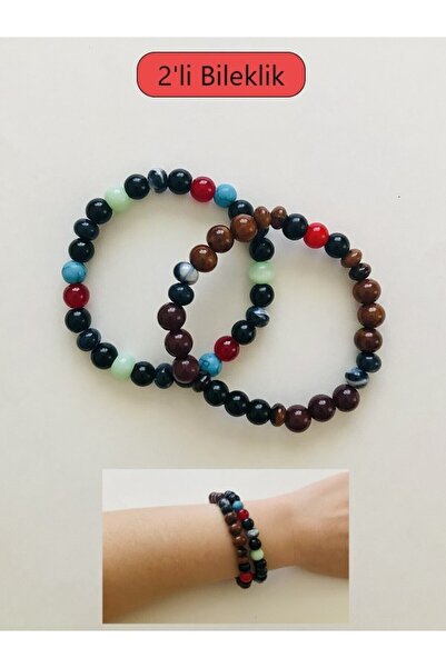 Bonvii Int سوار من الحجر الطبيعي مكون من قطعتين بألوان متنوعة