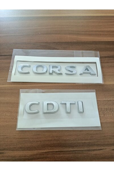Genel Markalar OPEL CORSA C-D KASA 2Lİ TAKIM 'corsa Cdti' Bagaj Yazısı (corsa...