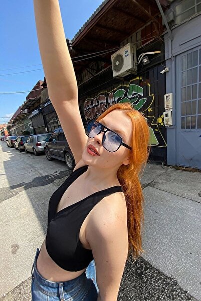 LOOKUP NEW Unisex Women Men Uv400 Protected Blue Black Oval Rectangular Squar...