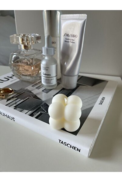 LİYA CANDLEE MİNİ BUBBLE 10'LU BEYAZ SOYAWAX MUM SETİ