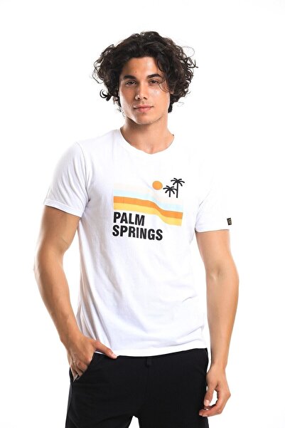 Superfly Men Tshirt Erkek Beyaz Tshirt 22515-24