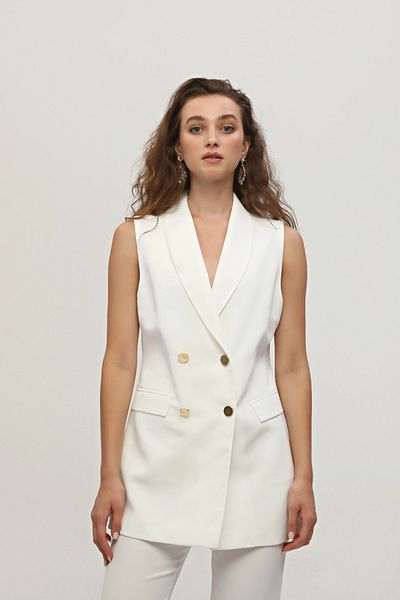 Feminist Vest Pants Double Set Ecru0106310