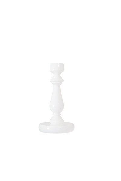 Dekovien Ayağı Model Beyaz Rengi Ahşap Abajur