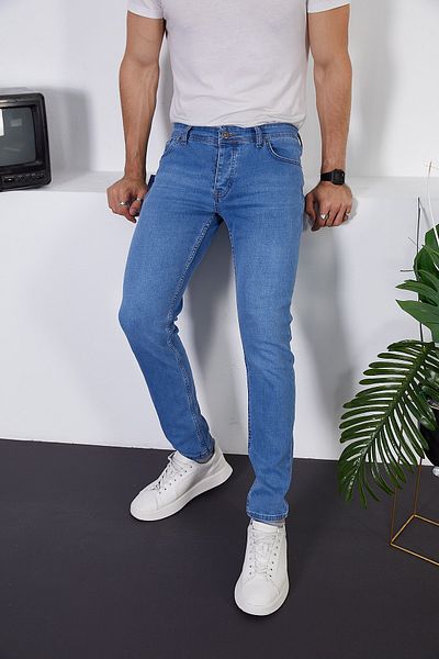 ENZİM JEANS Ανδρικό τζιν παντελόνι Lycra Slim Fit