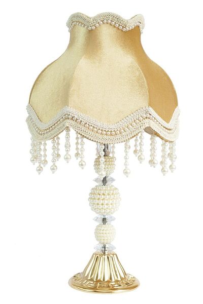 Nettenevime Flower Patterned Velvet Lampshade