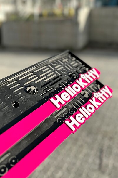 Pleksimanya Hello Kitty Pleksi Takmatik Plakalık (ÇİFT)
