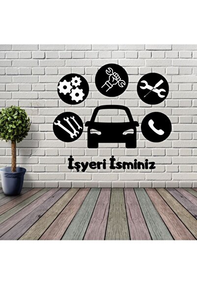 EYBA STİCKER Tamir Işyeri Camı Set Sticker Özel Işyeri Ismi Reklam Tanıtım An...