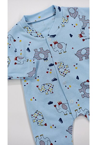 Nayinom Hobbe Baby Elephant Motif Baby Rompers 1-3-6 Months