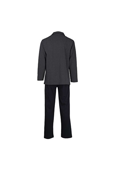 Götzburg GÖTZBURG Herren Schlafanzug Set - lang, Baumwolle, gemustert