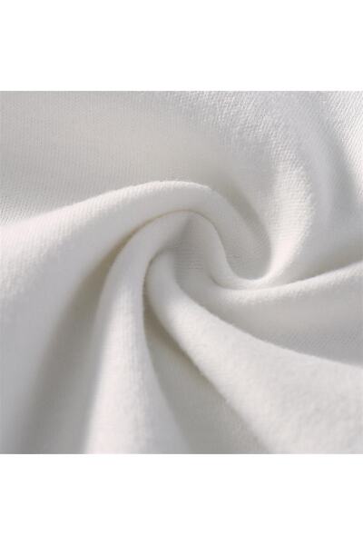 Touz I Love Submisseve Printed White Crop