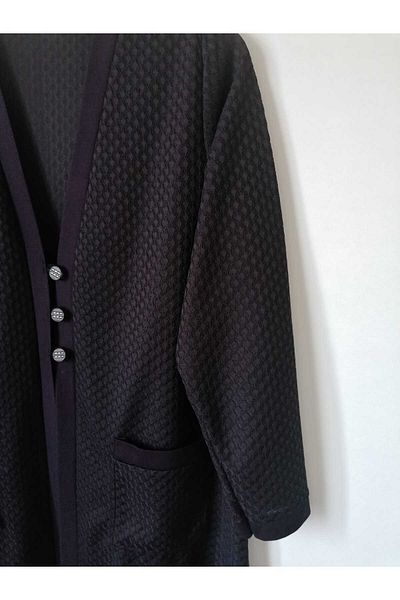anne moda ankara Vară subțire, mărime mare, cardigan/palton lung tricotat cu model propriu