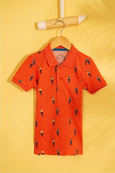 U.S. Polo Assn. Tricou roz pentru băiat
