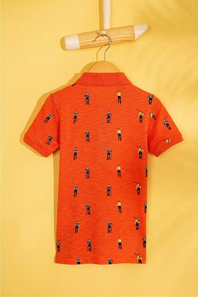 U.S. Polo Assn. Tricou roz pentru băiat