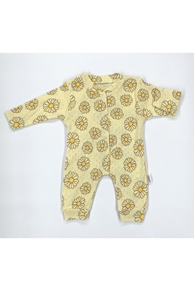 Nayinom Hobbe Baby Daisy Patterned Jumpsuit 1-3-6 Months