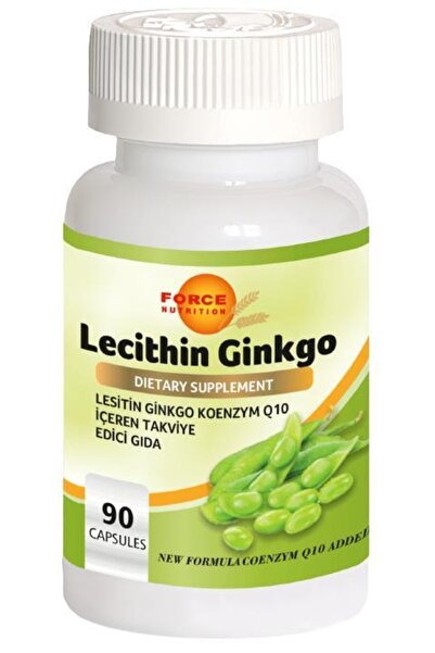 Force Nutrition Lesitin Ginkgo Koenzim Q10 90 Kapsül