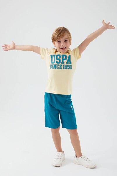 U.S. Polo Assn. 1340 طقم برمودا للأولاد