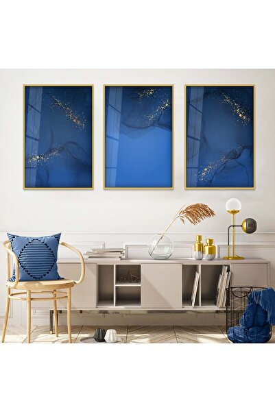 Zevahir Mobilya Dekorasyon Set de pictură din sticlă triplă irezistibilă cu m...