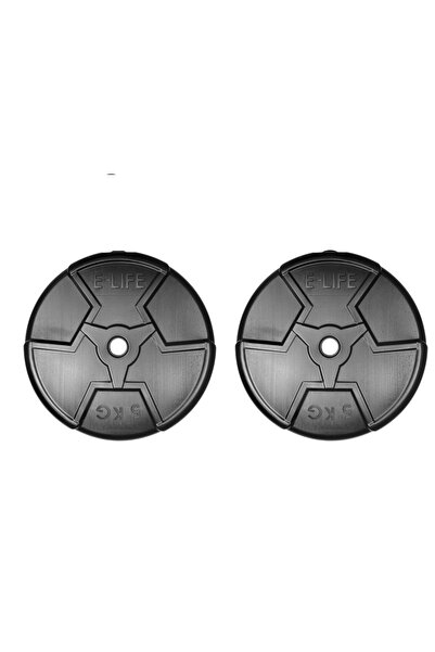 e-life Elife 2 x 5 = 10 kg kg ağırlık plakası