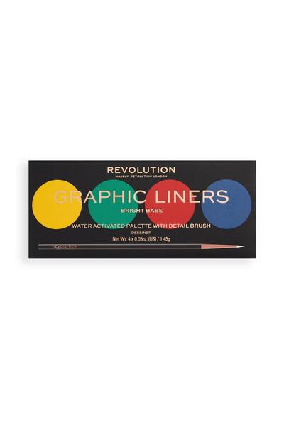 Revolution Bright Babe - Water Activated Makeup Graphic Liner Palettes