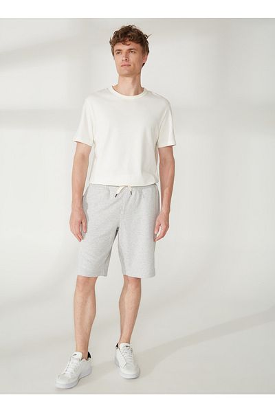 Guess Ανδρικό γκρι σορτς φούτερ - M3gd11kbk32 Angels Short, Eco Lyoc