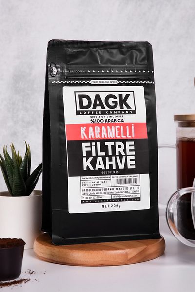 Dagk Caramel Filter Coffee Ground 200g (flavored)