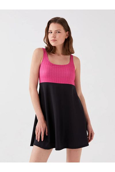 LC Waikiki LCW DREAM U nyakú mintás női szoknya fürdőruha